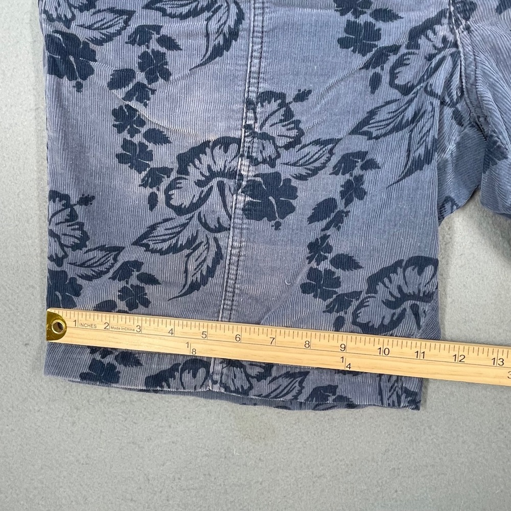 Tommy Bahama Blue Floral Corduroy Relaxed Shorts Mens 38 - Picture 8 of 9